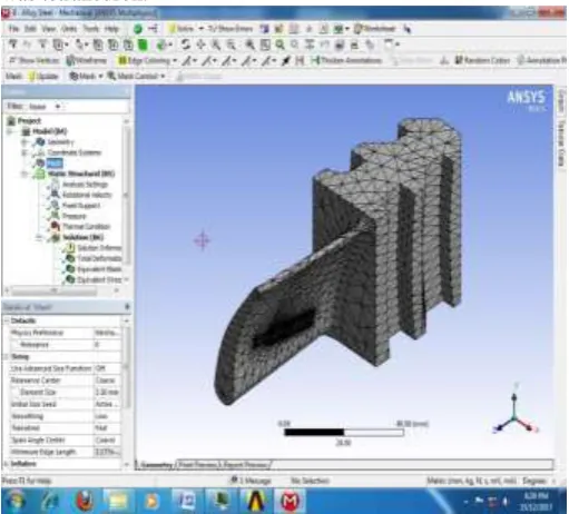 Fig 4.7 Boundary Condition for Conventional Turbine Blade 