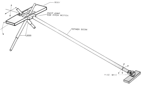 Figure 1.1: The principle of making a 2D walker with a guiding system [10].