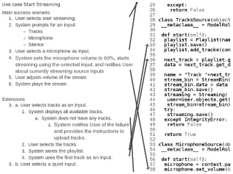 Table 1. Complexity of following a use case ﬂow and code indirection.