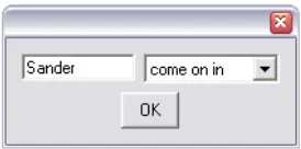 Figure 5.1: Door information editor