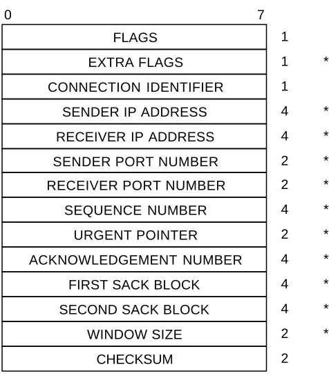 Figure 4.5: The E2TCP header format. 
