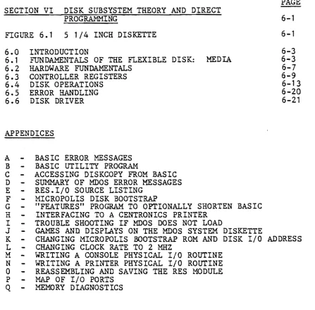 FIGURE 6.1 5 1/4 INCH DISKETTE 