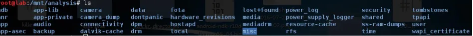 Figure 5. -Successfully mounted forensic image. 