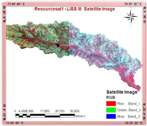 Figure 3: LISS III satellite Image Grid Map 