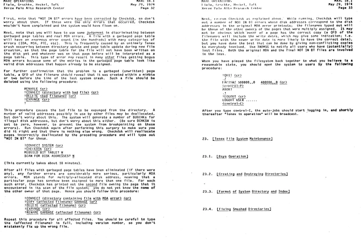 table, a or deleted QFD of the filenane should reveal that it was tWQ before the time of the last system crash