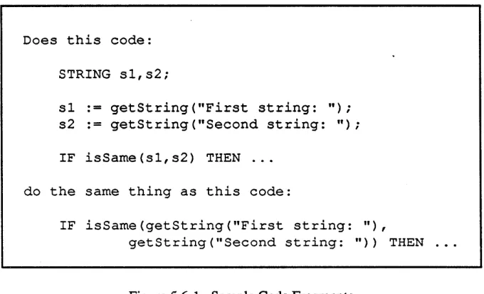 Figure 5.6-1. Sample Code Fragments 