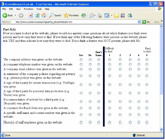 Figure 1: Section 1 of the questionnaire 