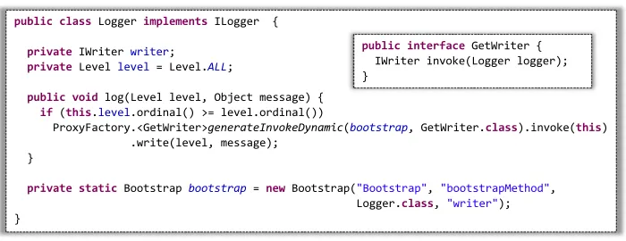 Fig. 5. Avoiding type conversions in JINDY.