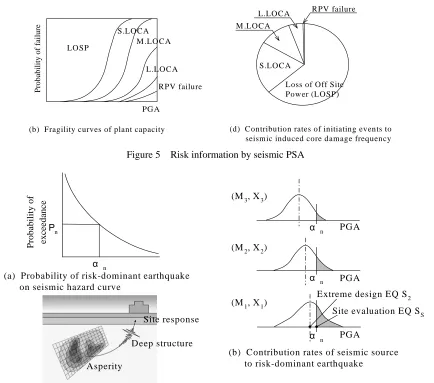 Figure 5  Risk information by seismic PSA 