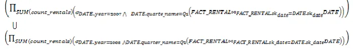 Fig. 6. Fields selection corresponding to the SELECT SQL clause 