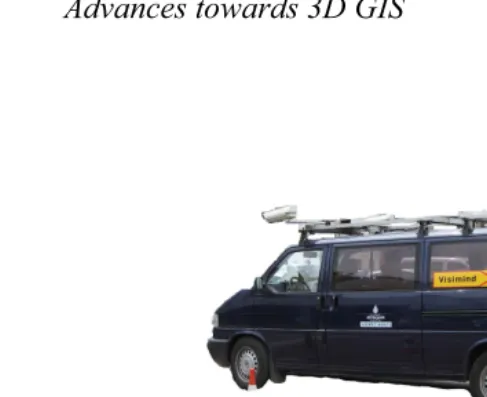 Figure 5:  Sensor configuration on the mobile mapping van of VISIMIND AB 