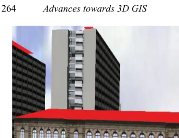 Figure 8:  Representing small geometries with exposure setting and radiometric adjustment and upward shift in the model of TECHNISCHE HOCHSCHULE STUTTGART in VRML 2.0