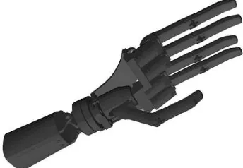 Fig. 1. 3D Hand Prosthesis Model.