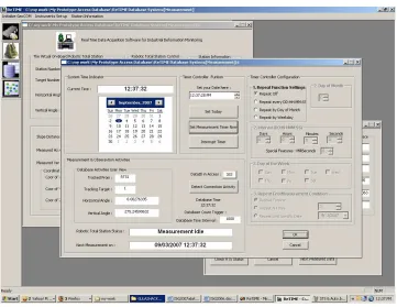 Figure 5.  RTS – Computer Interface for Single Instrument  