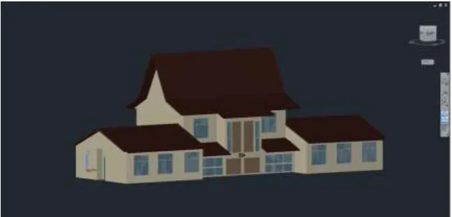 Figure 13: 3D model generated by AutoCAD 2011  