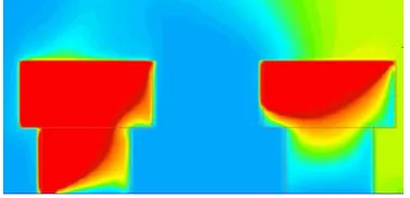 Figure 7: Graphical output of FLOVENT simulation for Damansara Urban Canyon Figure 7: Graphical output of FLOVENT simulation for Damansara Urban Canyon Center at 1300h (29/06/1987) Center at 1300h (29/06/1987)  