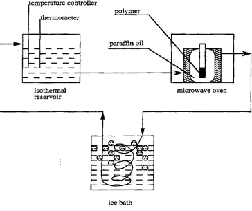 Figure 3: Experimental set-up for microwave annealing