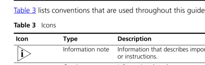 Table 3   Icons