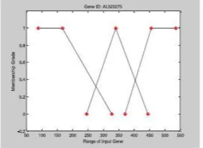 Figure 5. Optimal membership function by ABA 