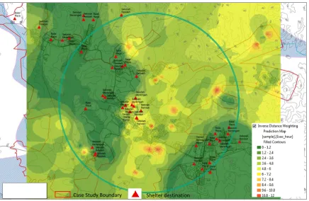 Figure 3: Indentifying conflicts point (intersection) analysis   