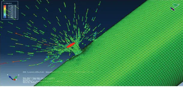 Figure 5:  SPH simulation of fluid density 