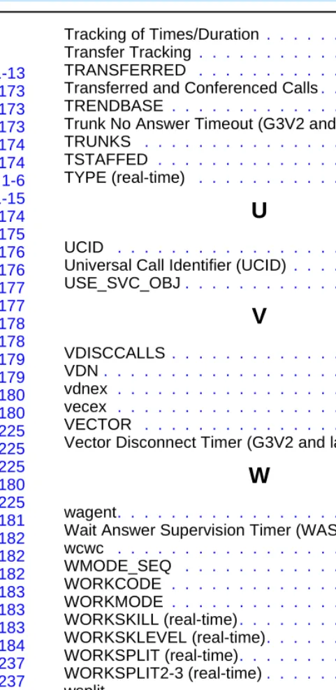 Table Names .  .  .  .  .  .  .  .  .  .  .  .  .  .  .  .  .  .  . 1-13TAGINRING   .  