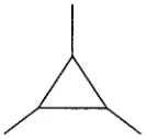 Figure 2: A set on 6 points maximizing the number of halving lines