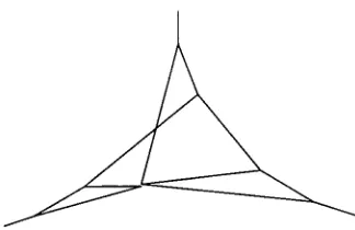 Figure 7: Systems on 10 points with 13 halving lines (Systems 1, 2, 3, and 4)
