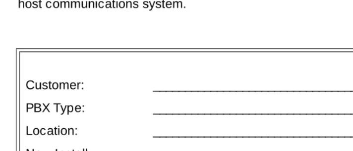 Table 3-1.Messaging 2000 Voice Mail System 