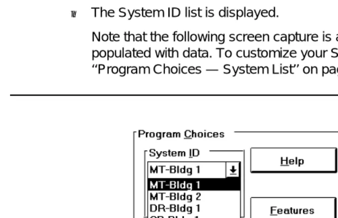 Figure 3.System ID List