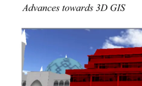 Figure 6: A simple 3D spatial query on the forefront building 