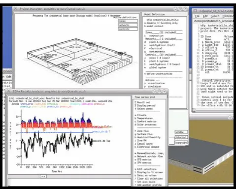 Figure 1: DesignBuiler Environment  