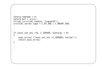 Figure 4-5.Setting the Environment: Establishing a Server