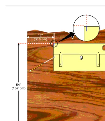 Figure 1-4.Left Panel Used as Mounting Template