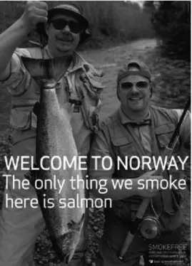 Fig. 5 Norway’s tourist promotions highlight its smoke-free policies.