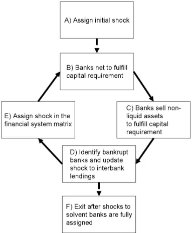 Figure 5: Shock Transmission in the Financial System Model