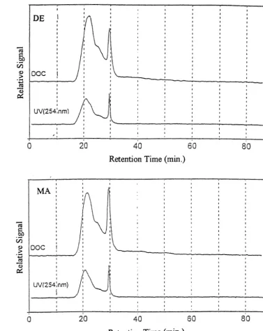 Figure 2. Gel Permeation Chromatography (Medium Pressure) Lakes DE and MA 