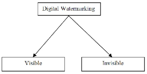 Figure 3. Different types of watermarking methodologies. 