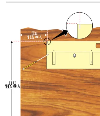 Figure 1-4.Left panel used as mounting template