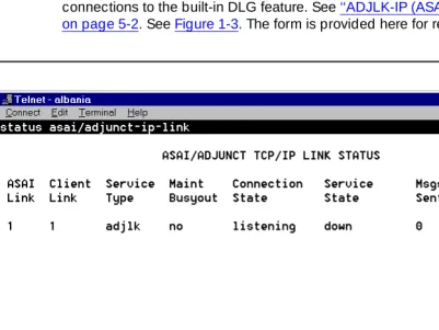Figure 1-3.DLG links status