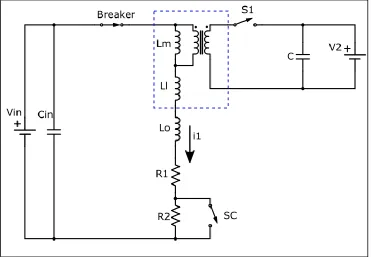 Figure 10: DC Circuit Breaker Circuit Diagram. 
