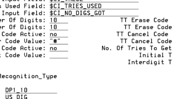 Figure 4. Example of a CONVERSANT Window Requesting Information 