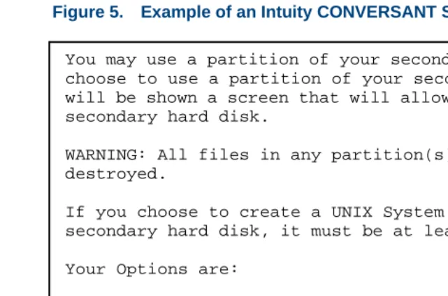 Figure 5.Example of an Intuity CONVERSANT Screen Requesting Information