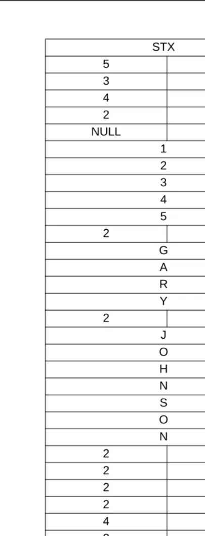 Figure 4-2.Message Format of a Sample Guest Check-in