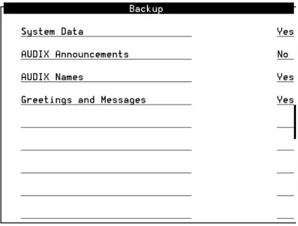 Figure  2-7. Backup Window