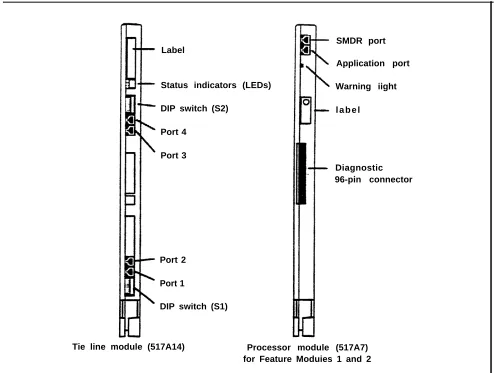 FIGURE 1-5 Module controls and indicators (continued).