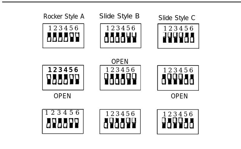 Figure 2-3. Settings for SW1.1