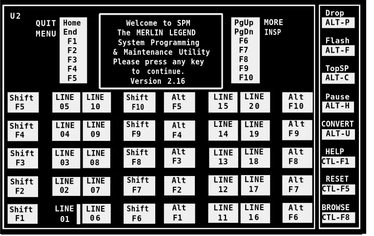 Figure 3-1. SPM Main Menu