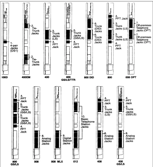 Figure 2-1 Trunk and Station Modules