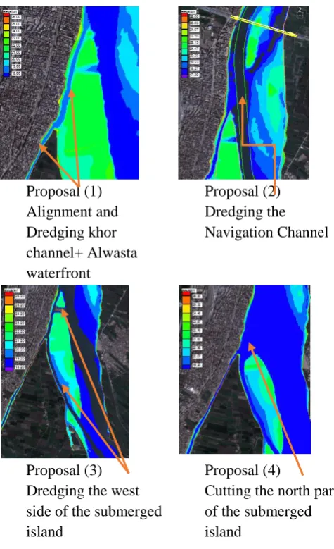 Figure 5 :  The River Restoration Alternatives 